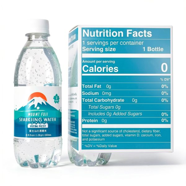 IRIS USA Sparkling Water Mount Fuji Natural Minerals 24 Pack-1