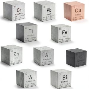 Youchuangjinshu Element Cube Set 10 Metals for Education-0