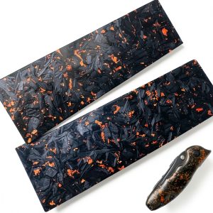 TEAMWILL Carbon Fiber Knife Scales DIY Crafting Materials-0
