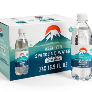 IRIS USA Sparkling Water Mount Fuji Natural Minerals 24 Pack-0