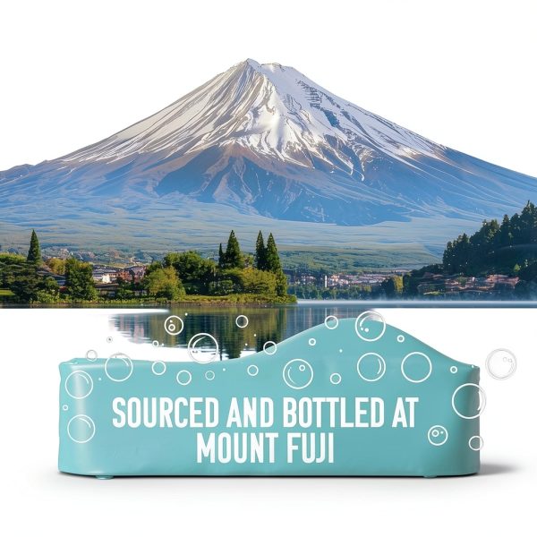 IRIS USA Sparkling Water Mount Fuji Natural Minerals 24 Pack-3