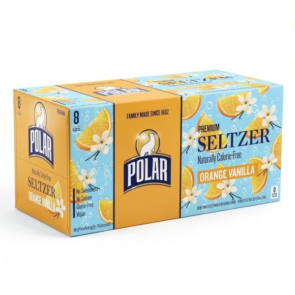 Polar Seltzer 12 Fl Oz Lime Seltzer Water-5
