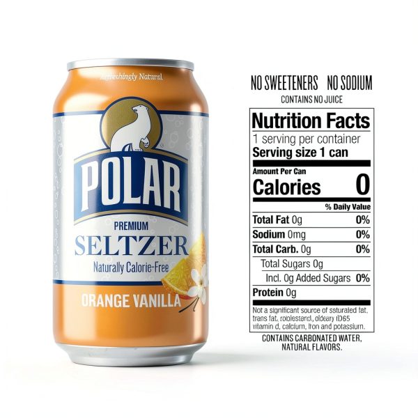 Polar Seltzer 12 Fl Oz Lime Seltzer Water-1