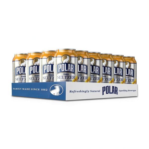 Polar Seltzer 12 Fl Oz Lime Seltzer Water-7