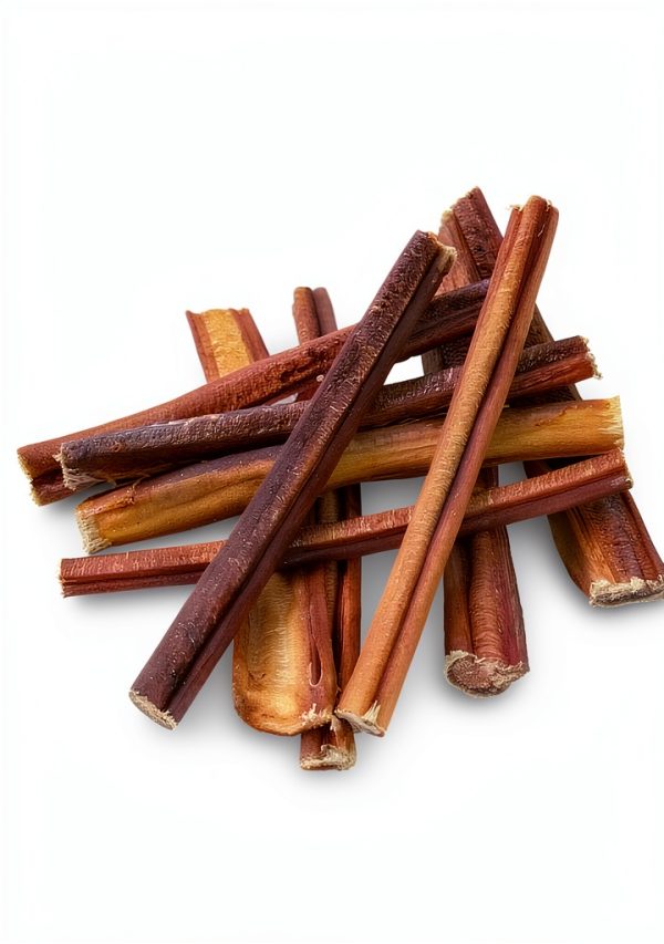Bully Sticks All Natural Dog Chews Best Pet Supplies 6" Half cut 1 lb-1